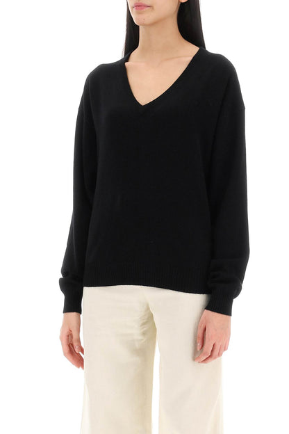 Etruria Wool And Cashmere Sweater  - Black