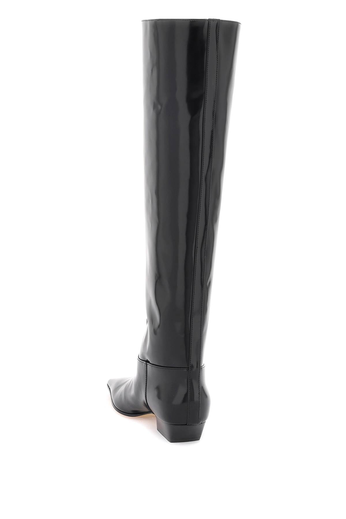 The Marfa Knee-high Boots  - Black