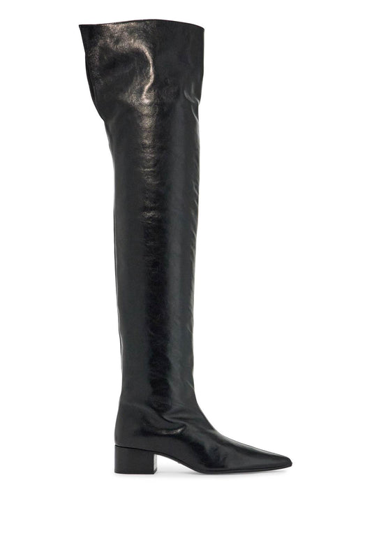 Andy's Thigh-high Boots  - Black