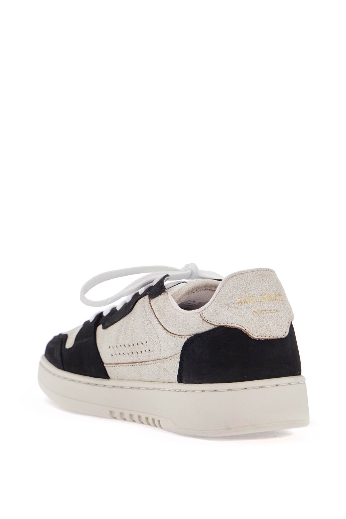 Sneaker Dice Lo Beige And Black In Leather And Suede With Recycled Materials  - Beige