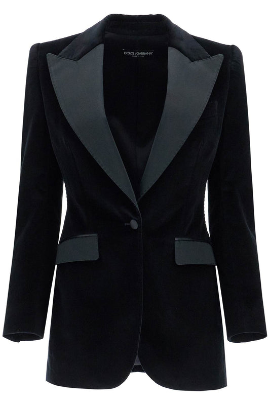 Turlington Velvet Tuxedo  - Black