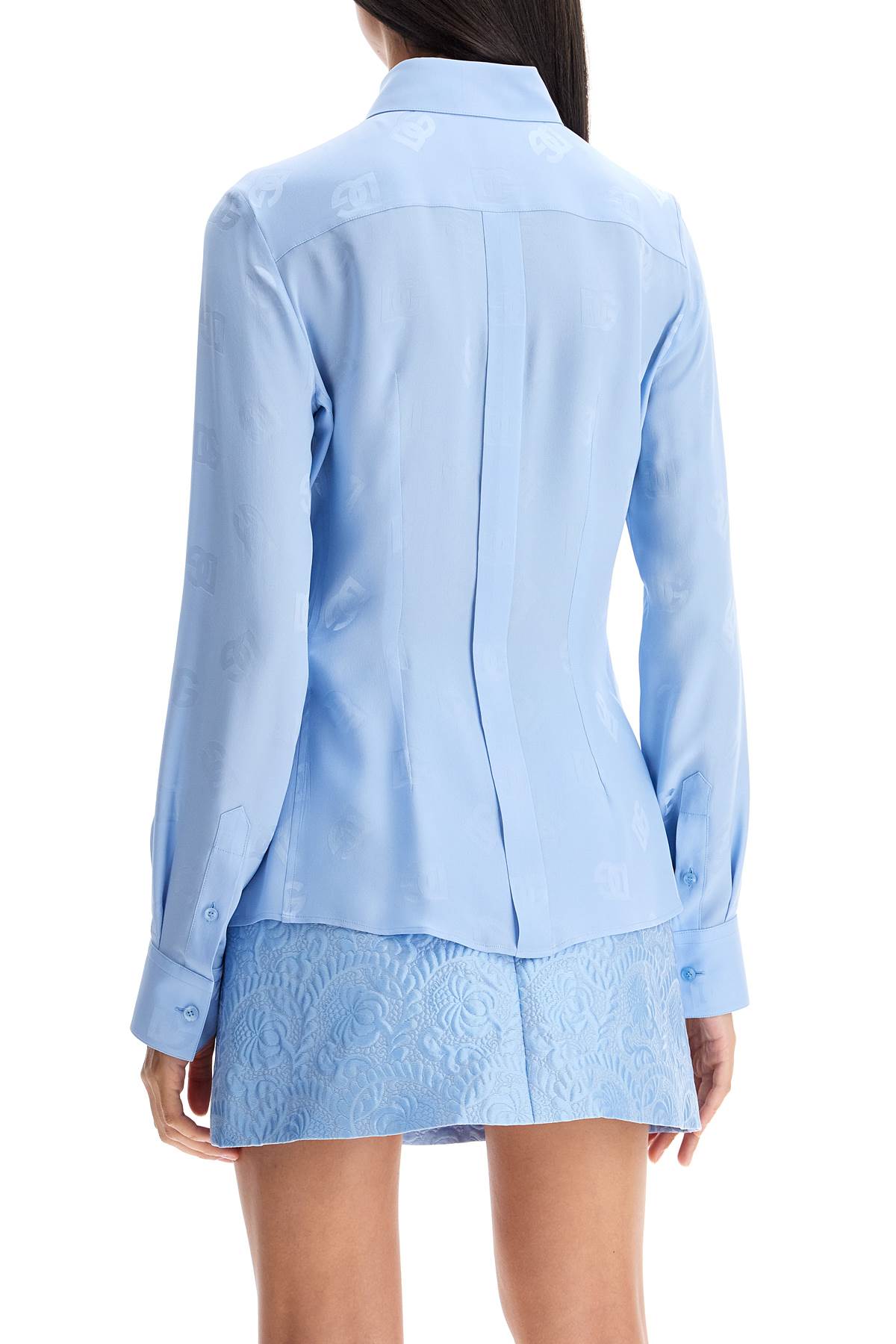 Silk Dg Shirt  - Light Blue