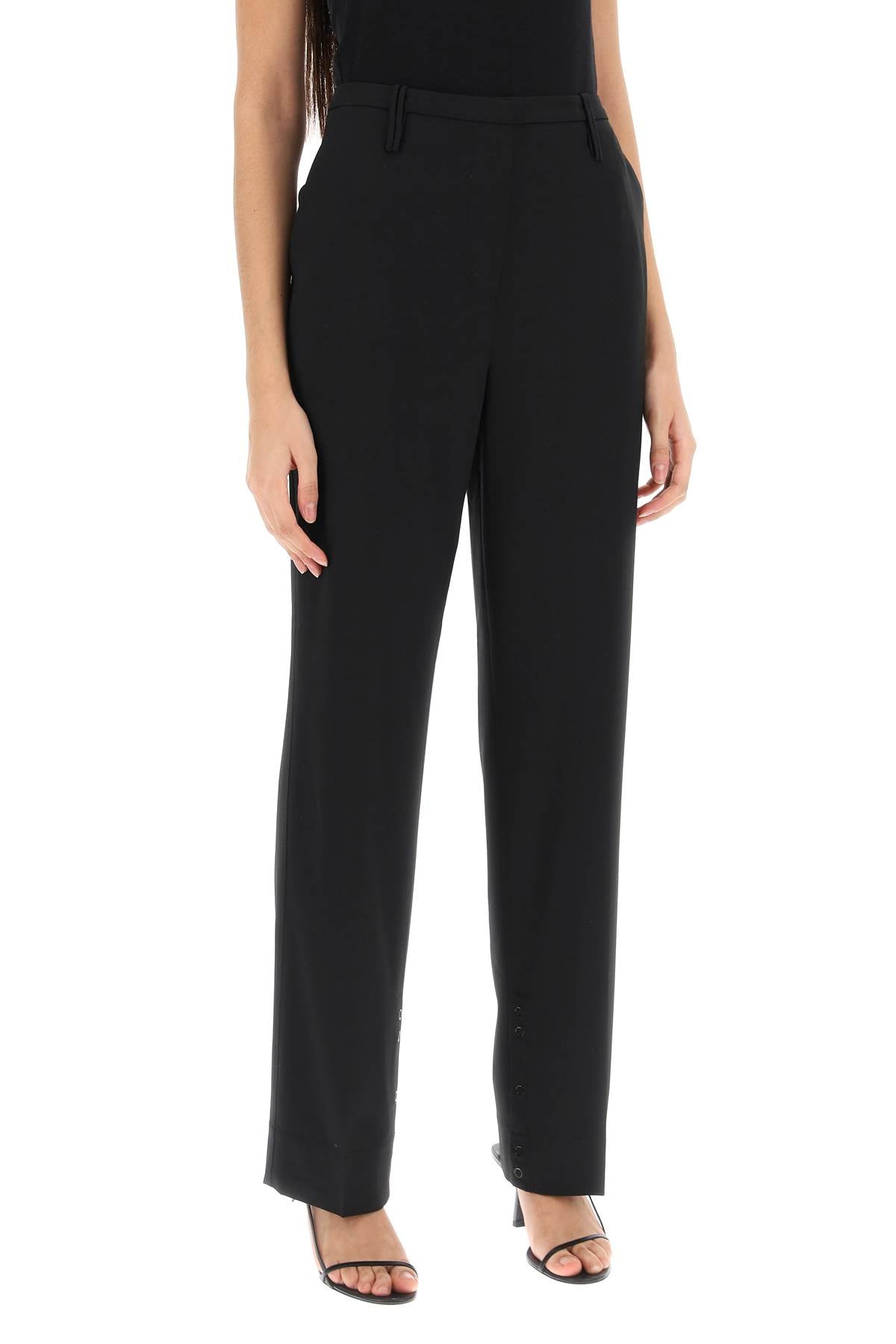 Cigarette Pants  - Black