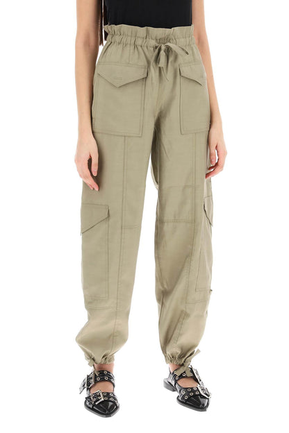 Light Slub Pants  - Khaki