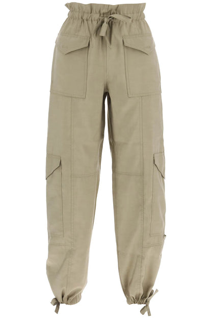 Light Slub Pants  - Khaki