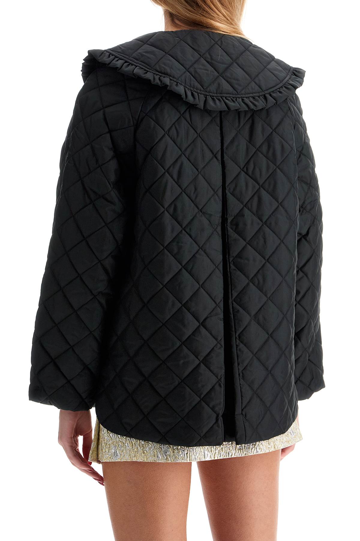 Quilted Ripstop Jacket  - Black