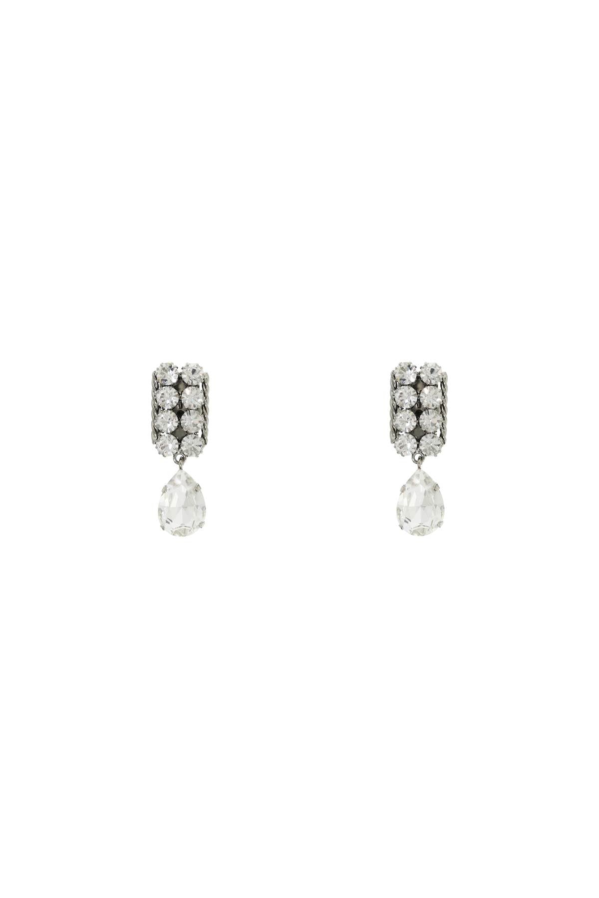 Dangling Clip-on Earrings  - Argento