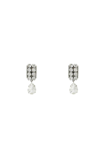 Dangling Clip-on Earrings  - Argento