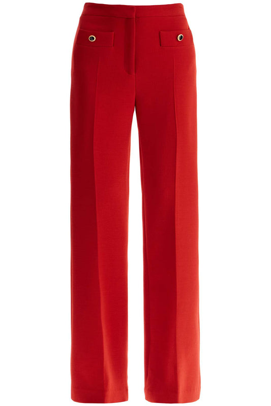 Tailored Wool Bootcut Trousers For