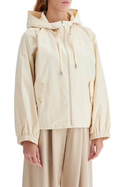 Technical Fabric Windbreaker Jacket  - Neutro