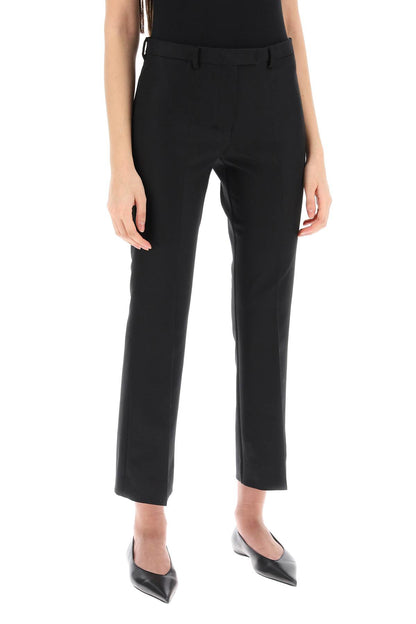 Fatina Cropped Flared Pants  - Black