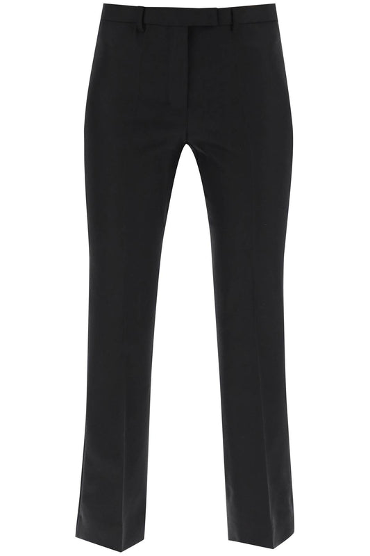 Fatina Cropped Flared Pants  - Black