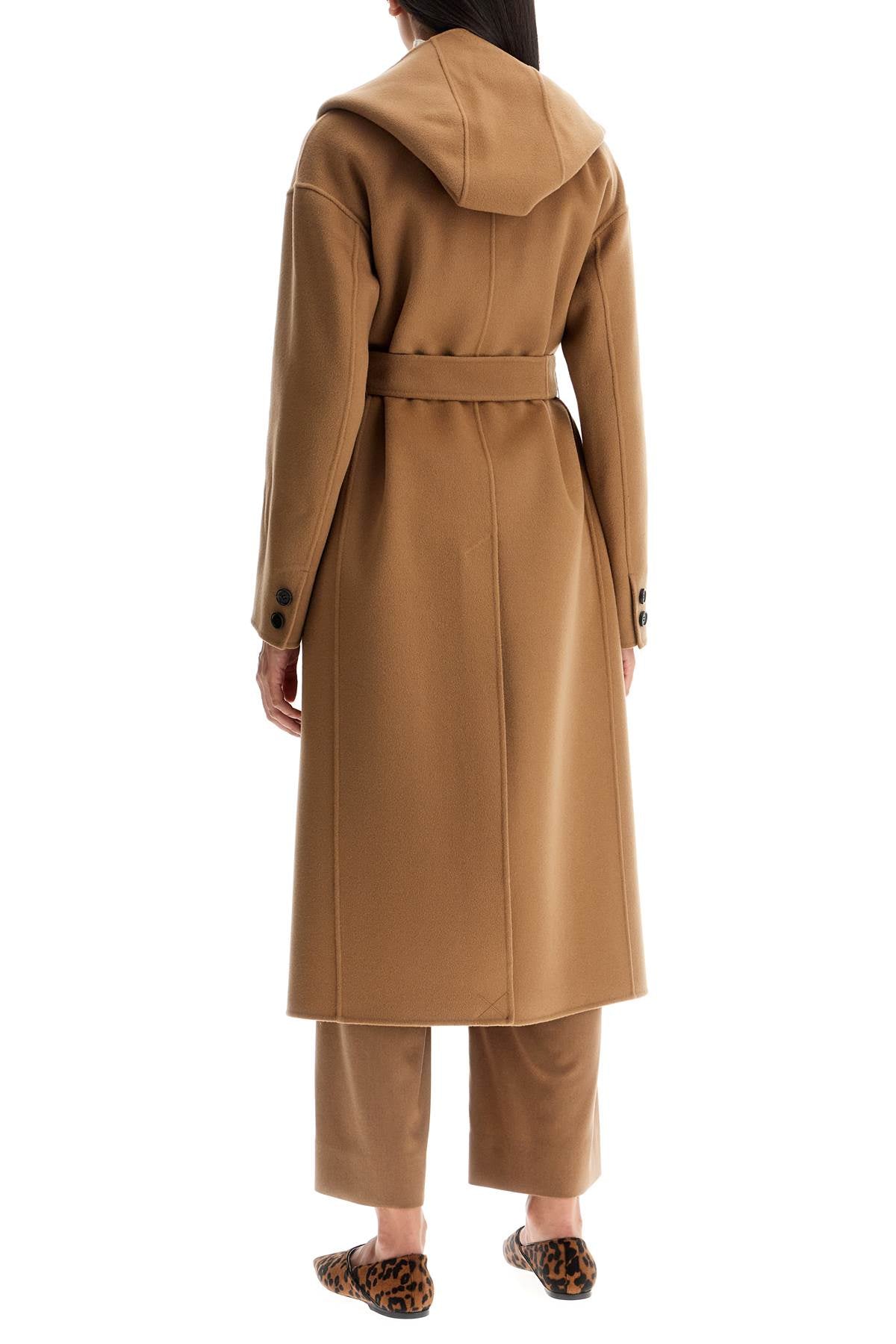 Hooded Coat With Fairy  - Beige