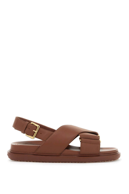 Fussbett Leather Sandals  - Brown