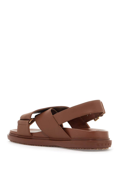 Fussbett Leather Sandals  - Brown