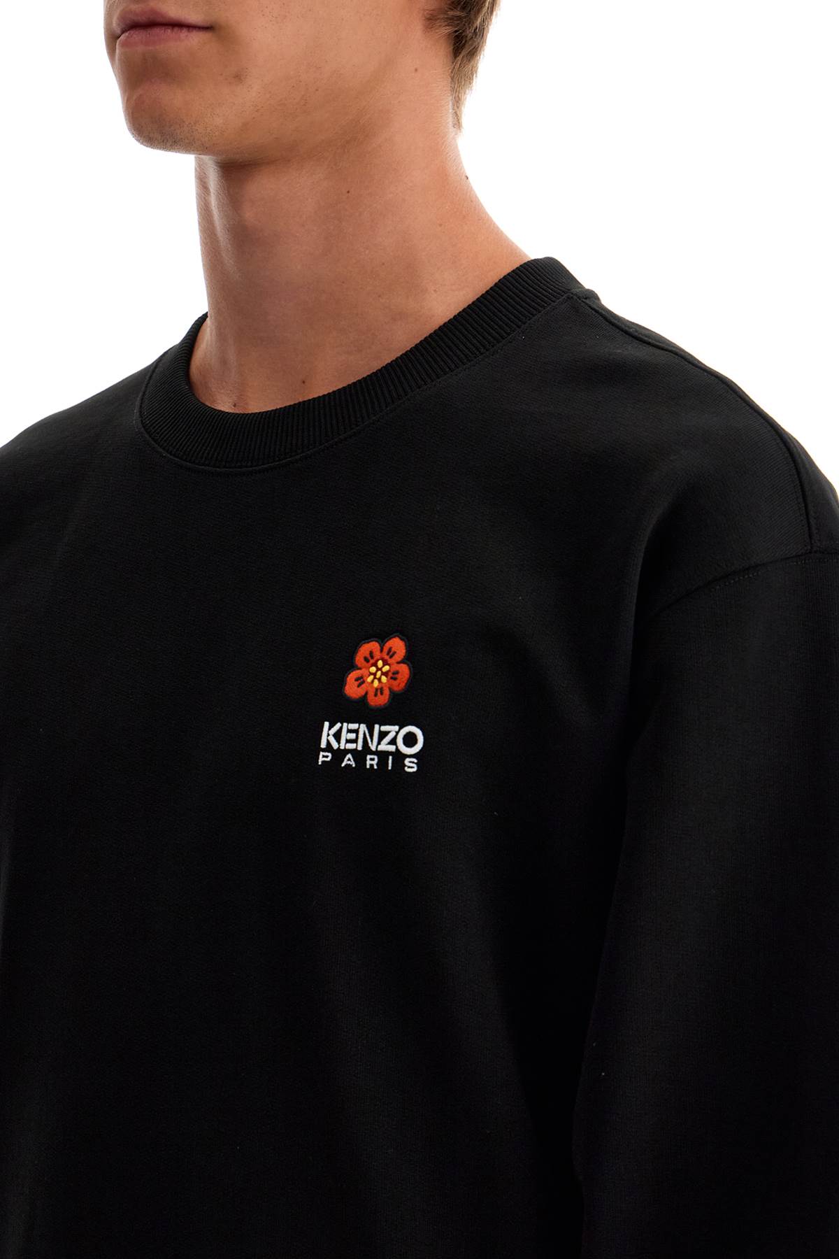 Boke Flower Sweatshirt  - Black