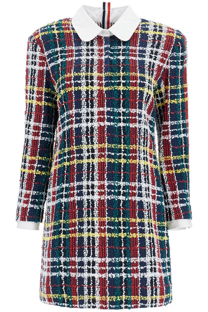 Tweed Mini Sheath Dress In  - Multicolor