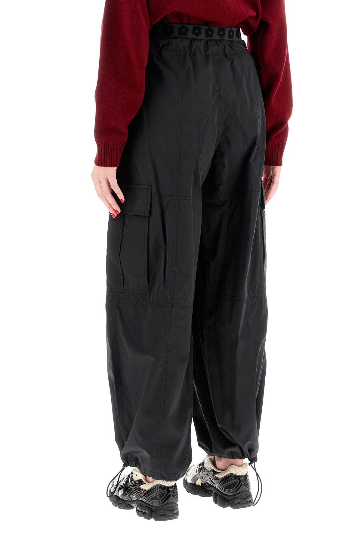 Cargo Parachute Cargo Pants  - Nero