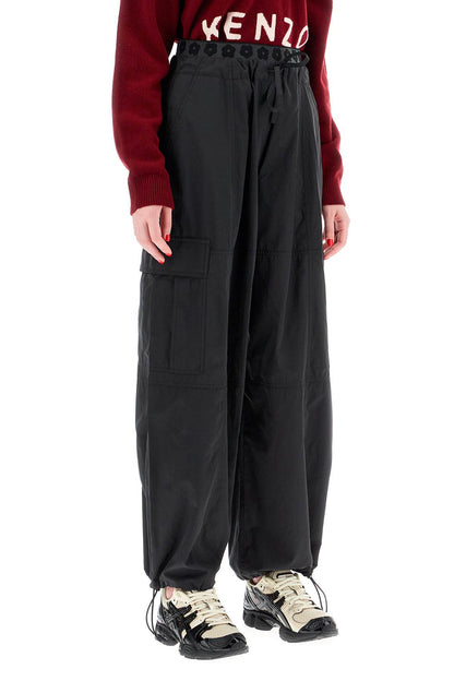 Cargo Parachute Cargo Pants  - Nero