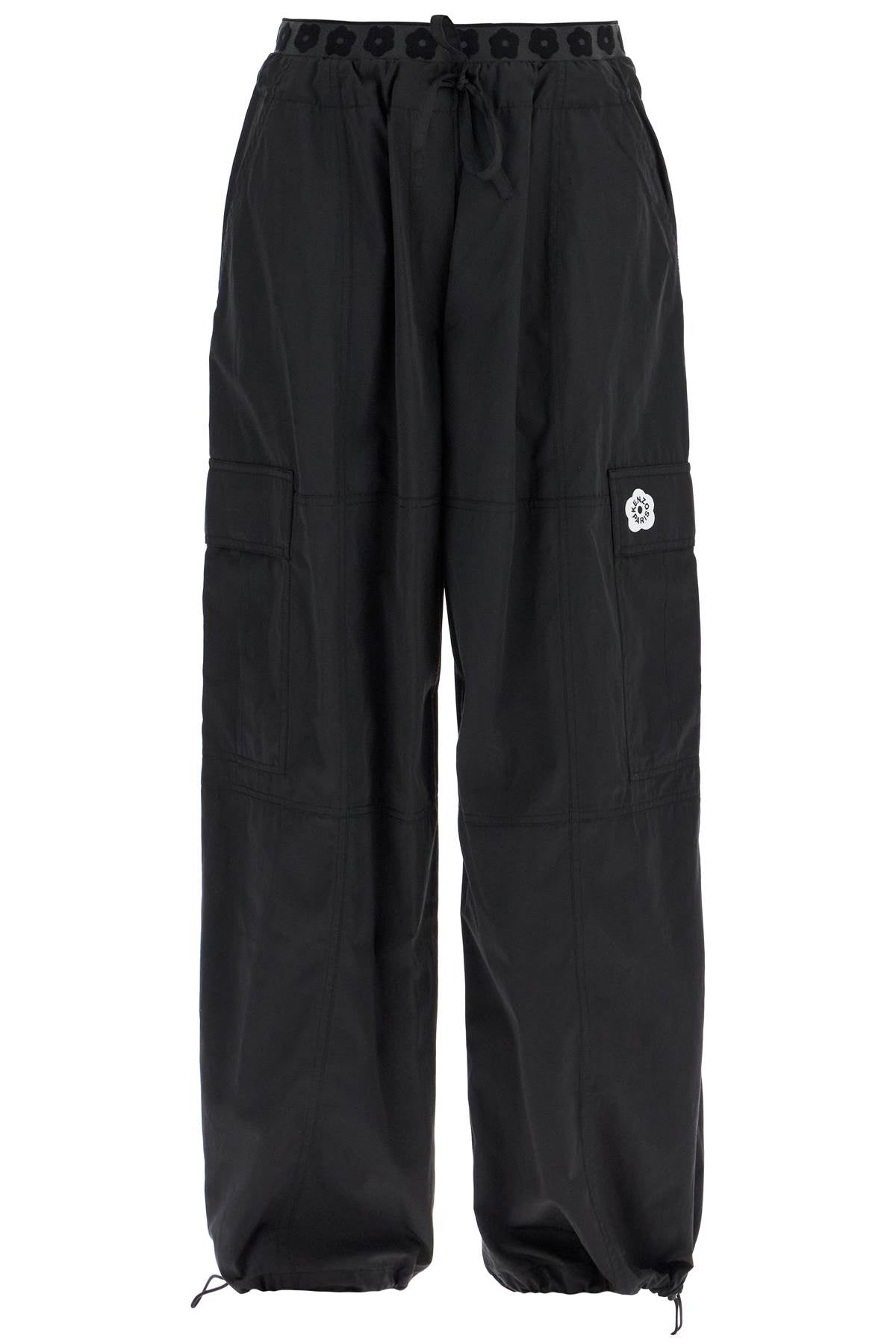 Cargo Parachute Cargo Pants  - Nero