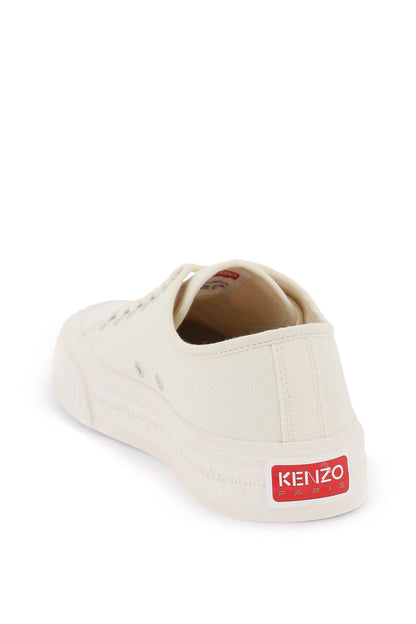 Canvas Kenzoschool Sneakers  - Bianco