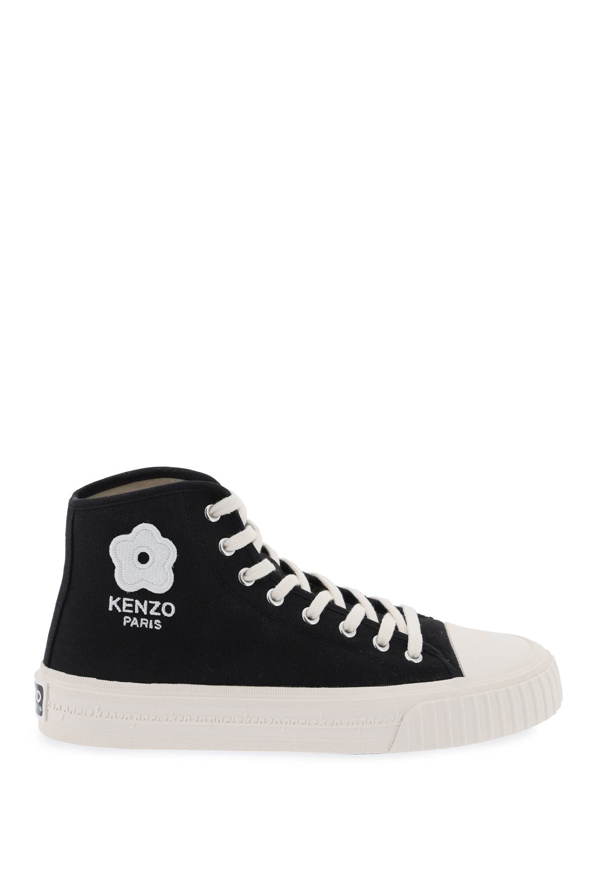 Canvas Kenzo Foxy High-top Sneakers  - Black