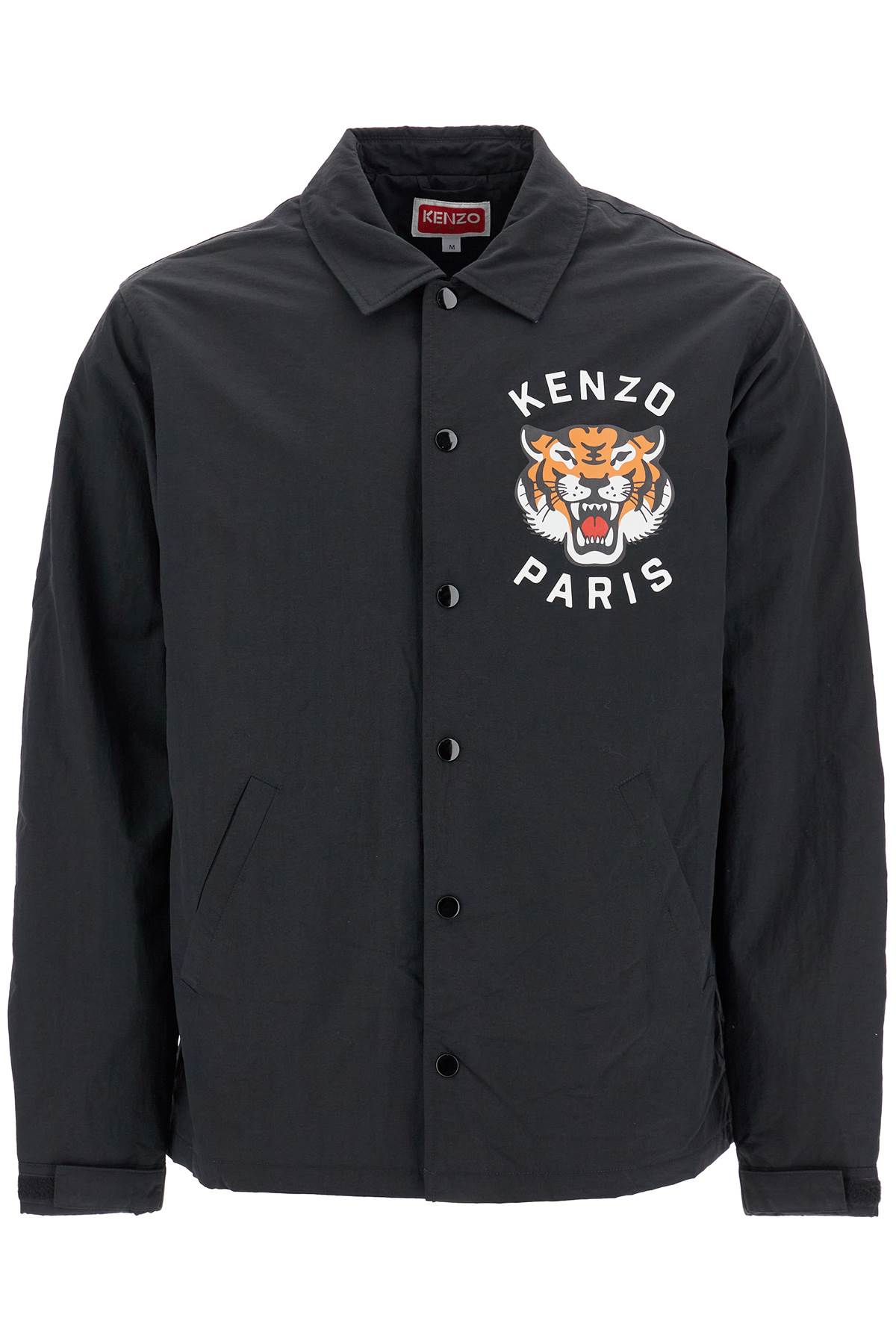 Lucky Tiger Nylon Overshirt For  - Black