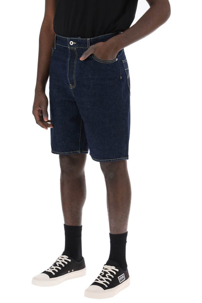 Himawara Denim Shorts  - Blue