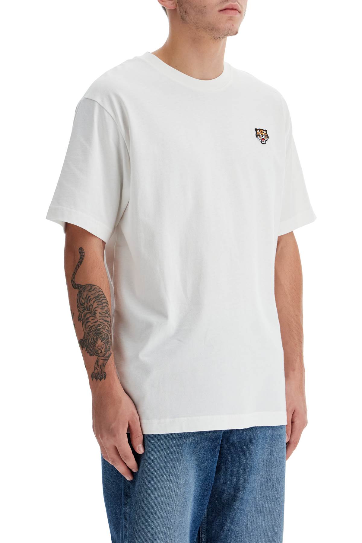 Lucky Tiger T-shirt  - White