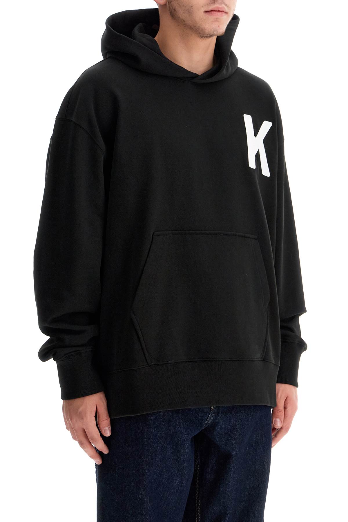 Lucky Tiger Hooded Sweatshirt  - Black