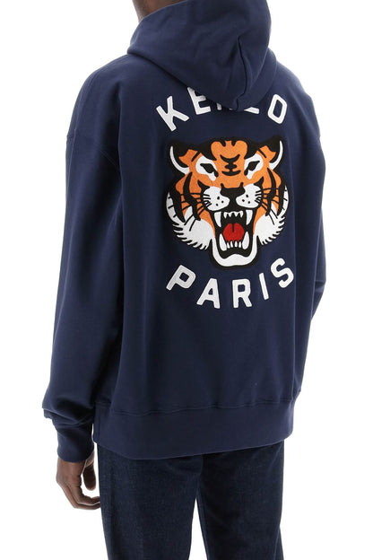 Luky Tiger Hoodie  - Blue