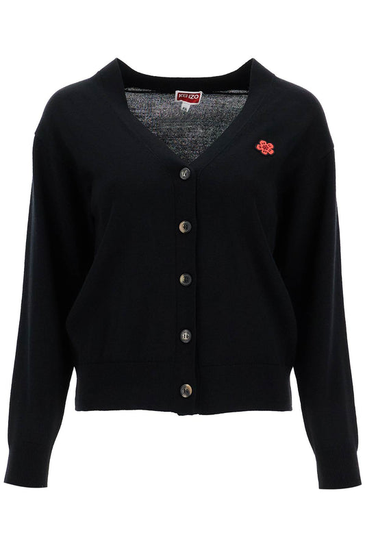 Lightweight Wool Cardigan  - Black