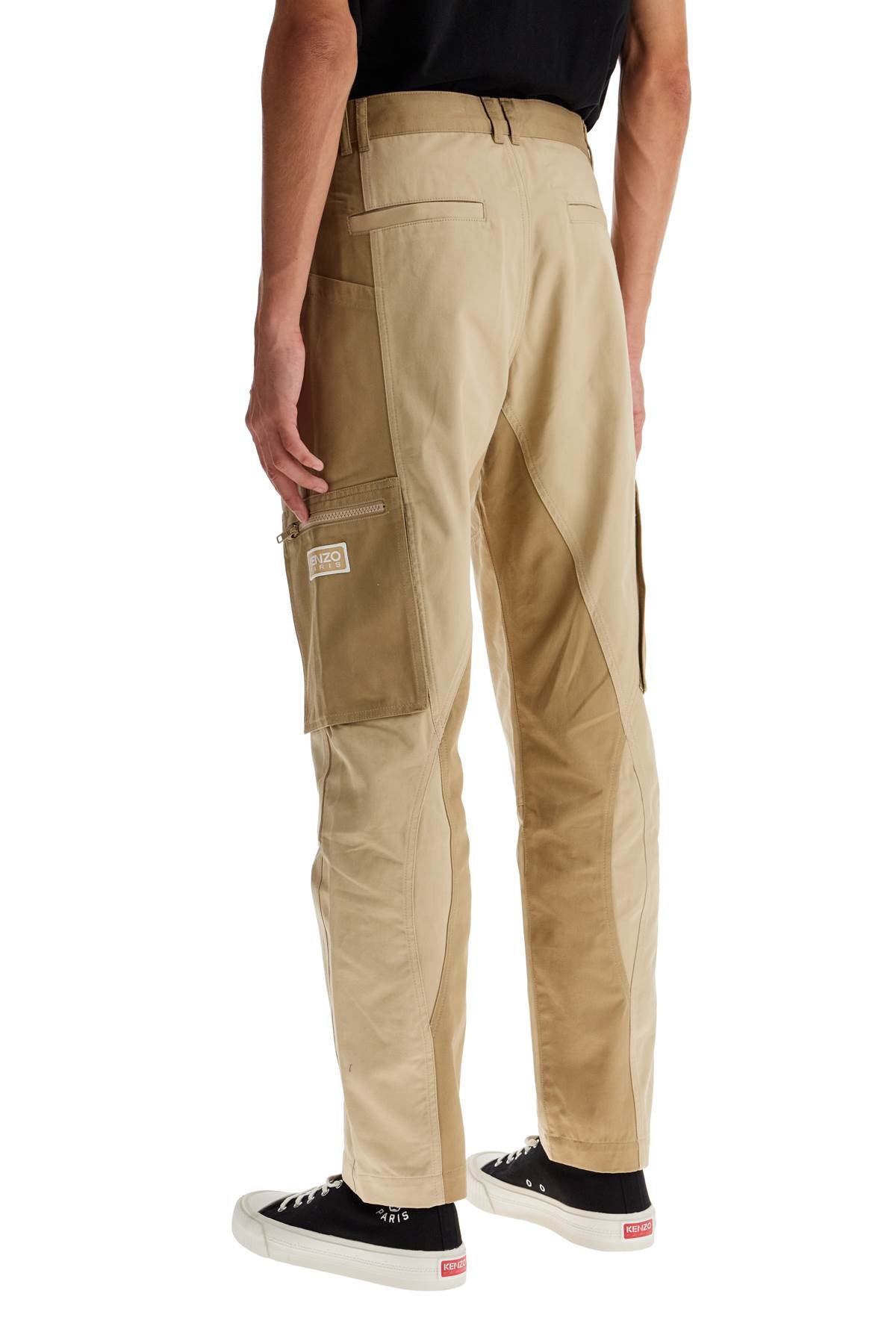 Cotton Cargo Pants For Men  - Beige