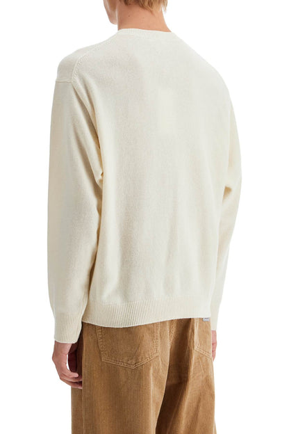 Boke Flower Wool Sweater  - White