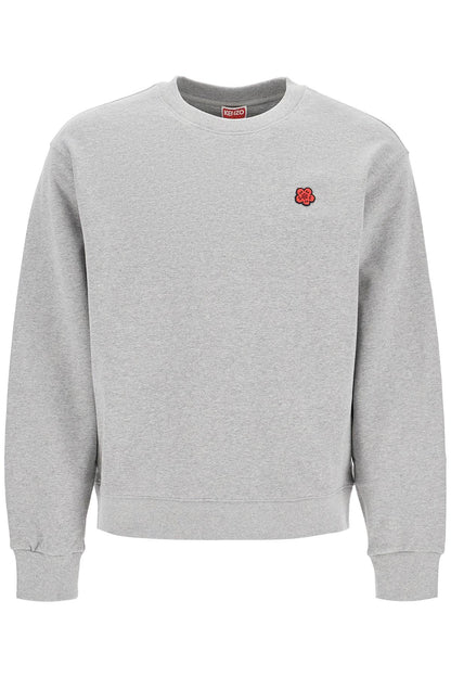 "boke Flower Detail Sweatshirt  - Grey