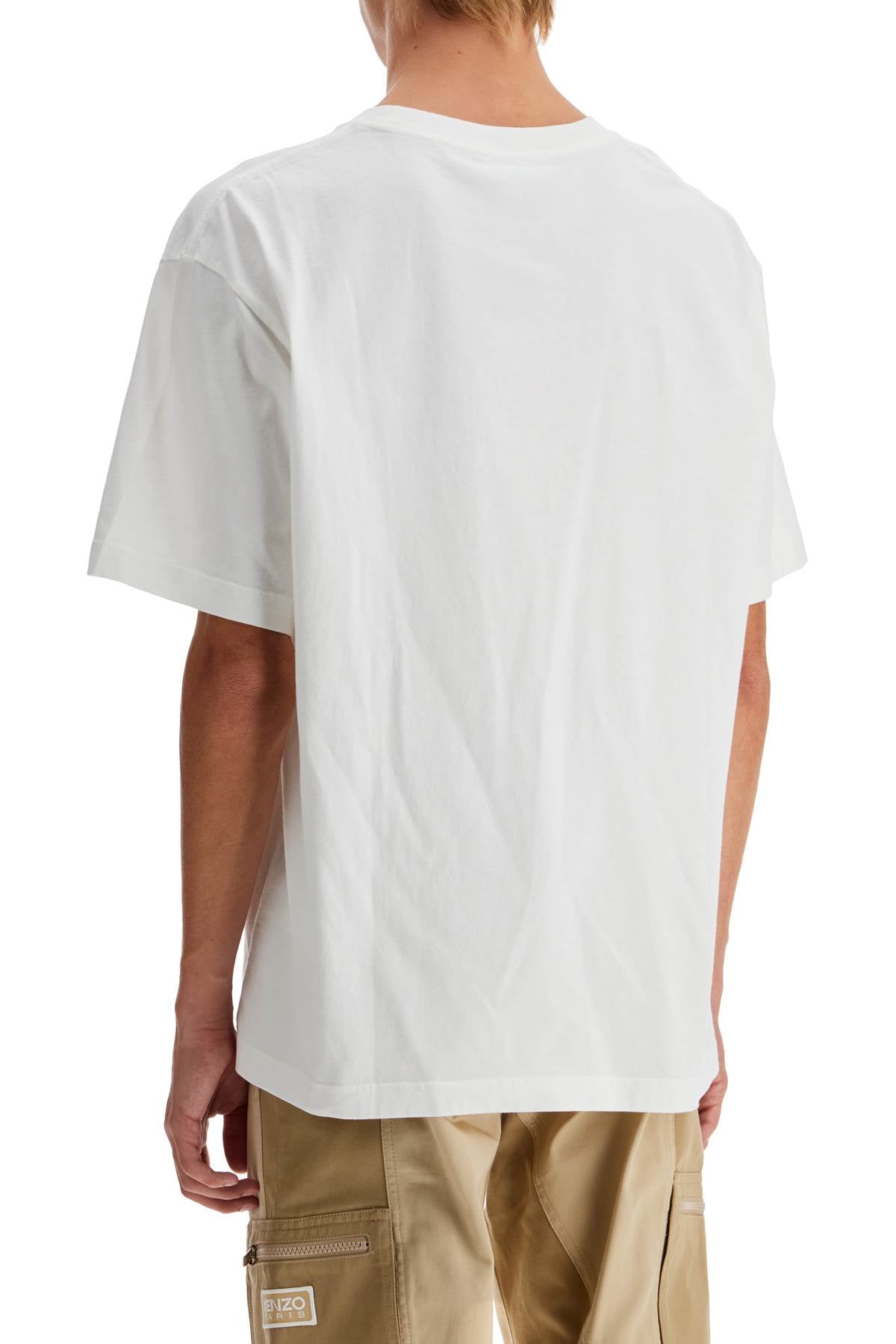 Lucky Tiger Oversized T-shirt  - White