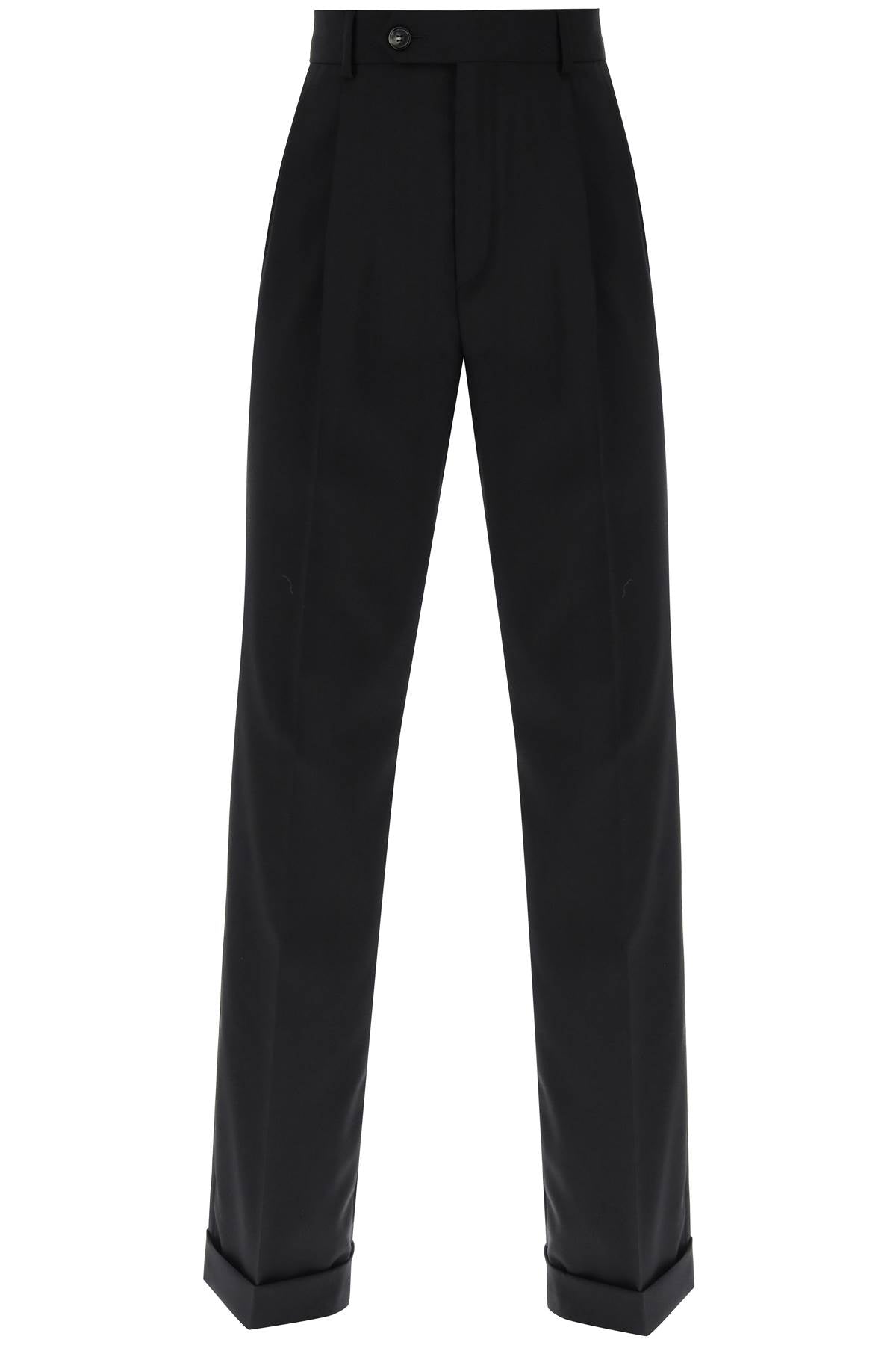 Ferito Loose Tailoring Pants  - Black