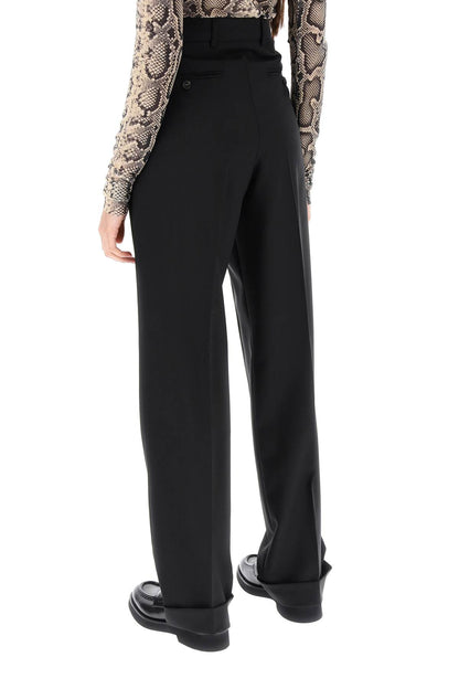 Ferito Loose Tailoring Pants  - Black