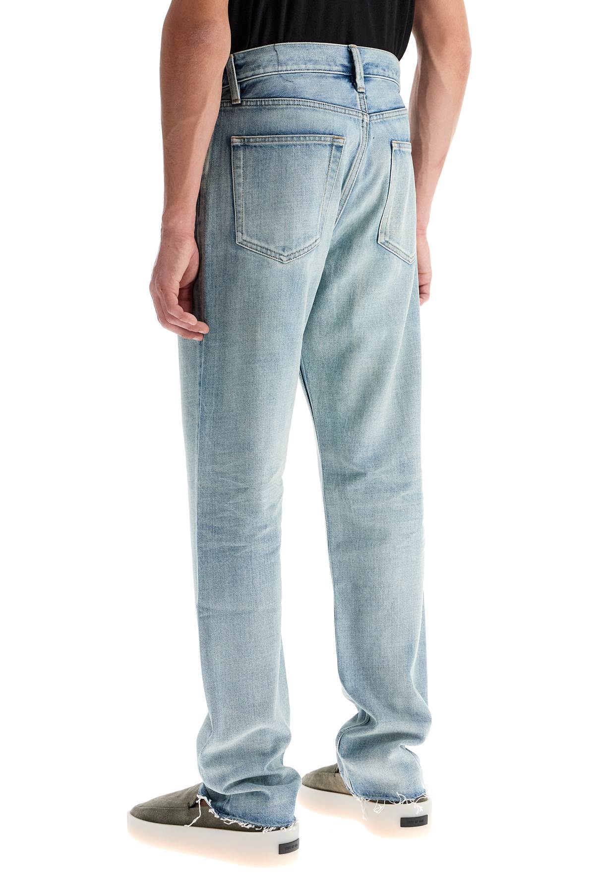 Straight Cut Jeans  - Light Blue