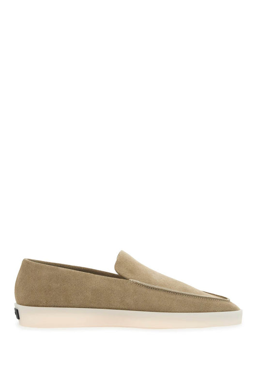 Suede Leather Moccas  - Khaki