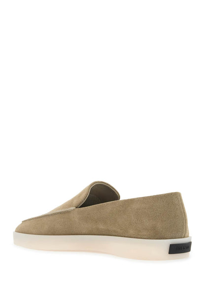 Suede Leather Moccas  - Khaki