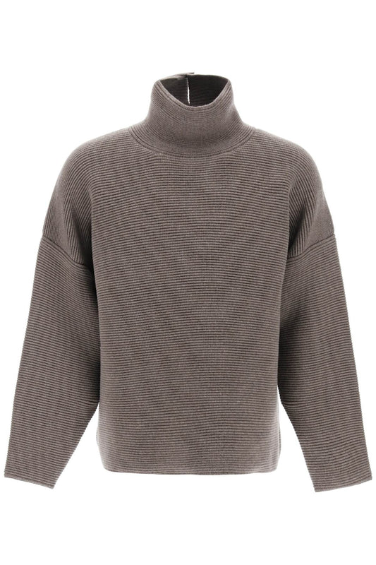 Heavy Ottoman Pullover Swe  - Grey