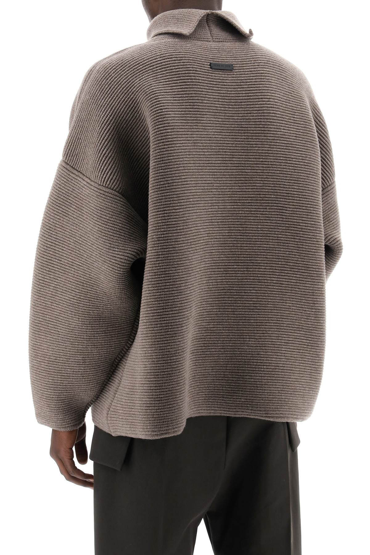 Heavy Ottoman Pullover Swe  - Grey