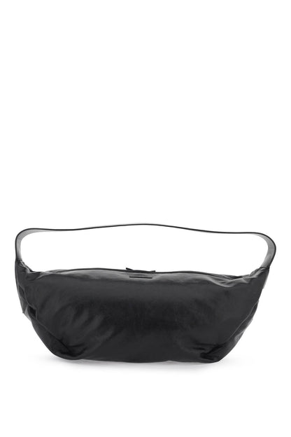 Shell Shoulder Bag With Strap  - Black