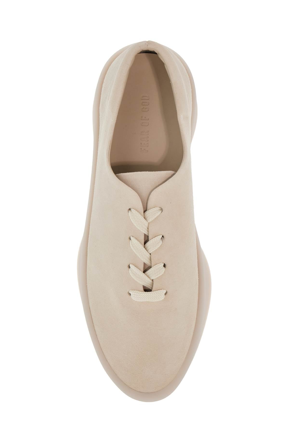 Minimalist Suede Sneakers 101 Bone  - Beige