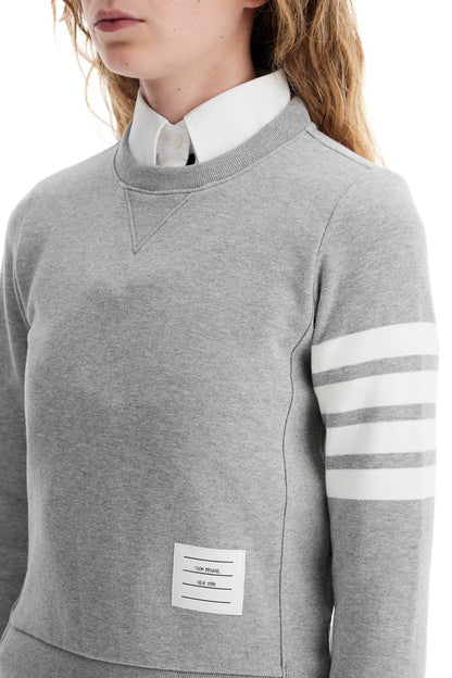 4-bar Crewneck Sweat  - Grey