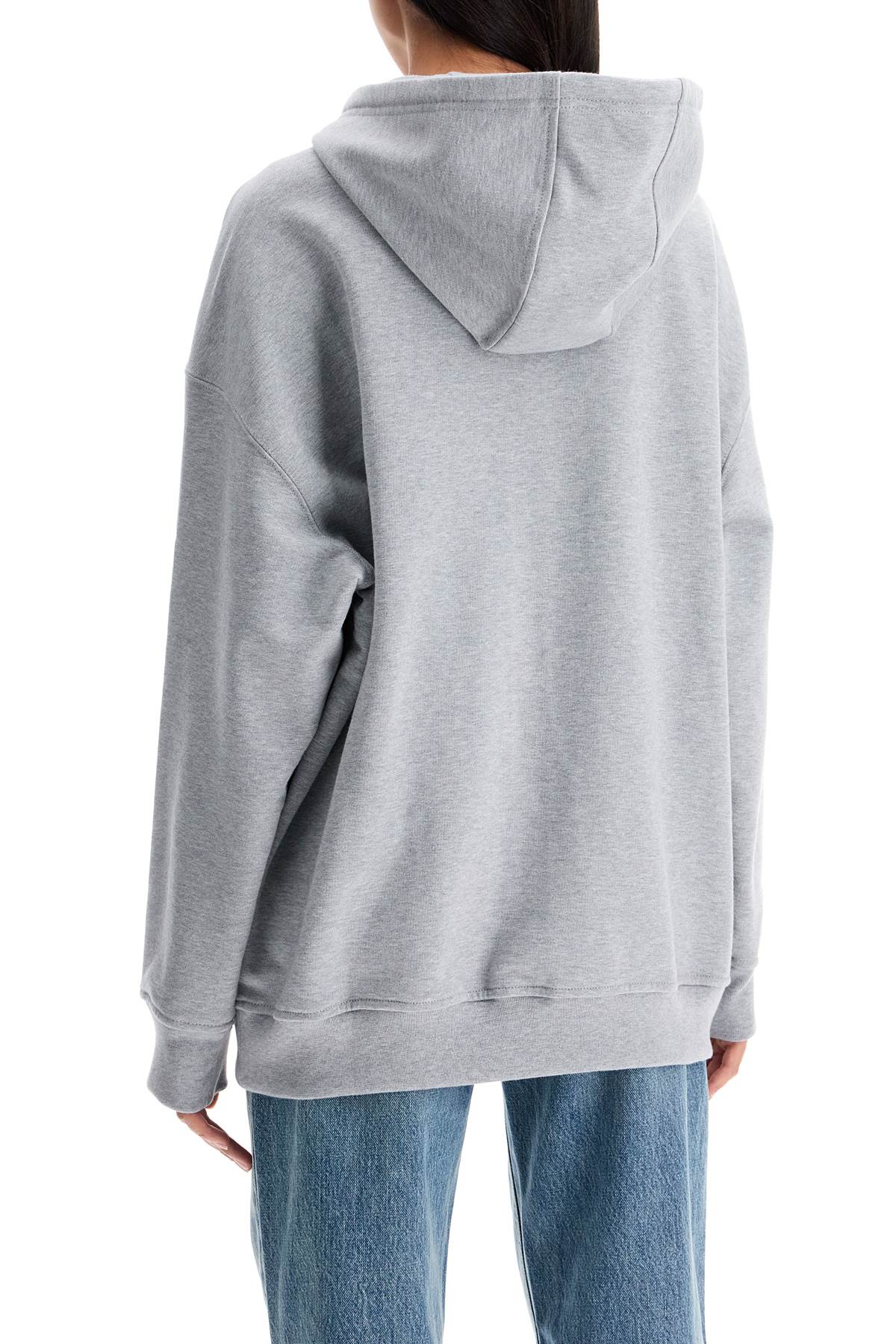 "oversized Organic Cotton Sweat  - Grey