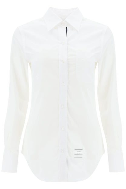 Fitted Shirt In Poplin  - White