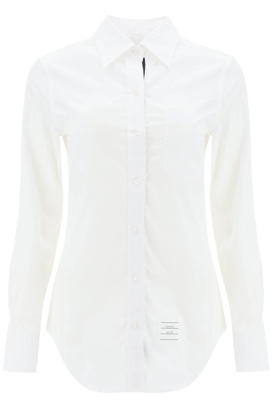 Fitted Shirt In Poplin  - White