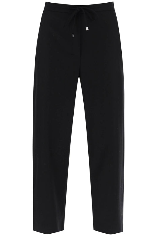 'floria' Cropped Pants  - Black